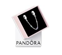 Pandora Moments sterling silver safety chain & clips