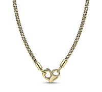 Pandora Moments Studded Chain Gold Necklace