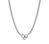 Pandora 'Moments' WoMens 925 Sterling Silver Necklace - 392451C00-45 - One Size