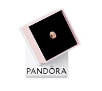 Pandora Moments Studded pattern 14k rose gold-plated clip with silicone grip