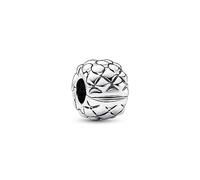 Pandora Moments Studded pattern sterling silver clip