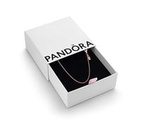 PANDORA Moments Women's 14k Rose Gold-Plated Classic Cable Chain Necklace, 90cm, With Gift Box