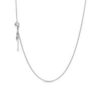 PANDORA Moments Women's Sterling Silver Classic Chain Necklace, 45cm, No Box