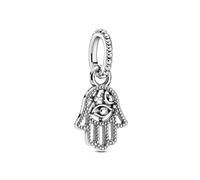 Pandora Moments Women's Sterling Silver Fatima's Hand Dangle Charm, No Box
