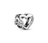 PANDORA Moments Women's Sterling Silver Love You Mum Infinity Heart Bracelet Charm, No Box