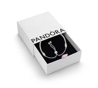 PANDORA Moments Women's Sterling Silver Snake Chain Slider Bracelet, With Gift Box