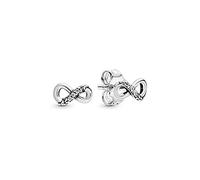 Pandora Moments Women's Sterling Silver Sparkling Infinity Stud Earrings, No Box