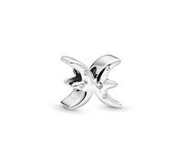 Pandora Moments Women's Sterling Silver Sparkling Pisces Zodiac Charm, No Box