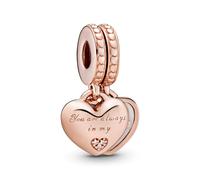 PANDORA Mother & Daughter Hearts Silver Enamel
