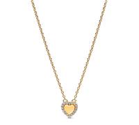 Pandora Necklaces Engravable Halo Heart Necklace 364364C01
