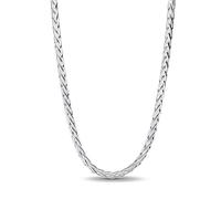 Pandora Necklaces Herringbone Chain Necklace with Pavé Clasp 394463C01