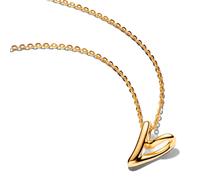 Pandora Necklaces Small Heart Necklace, Organic Shape 364360C00