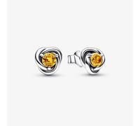 PANDORA November Birthstone Eternity Circle Stud Earrings 292334C04
