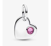 PANDORA October Birthstone Heart Dangle Charm 794295C10