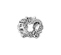 Pandora Open Heart & Rose Flowers Charm 799281C01