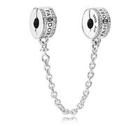 Pandora Pandora Logo Safety Chain Clip Charm 792057CZ-05