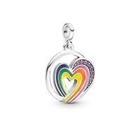 Pandora Pandora ME Rainbow Heart of Freedom Medallion 791793C01