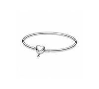 Pandora Pandora Moments Bracelet in Sterling Silver with Heart Clasp 598891C00 for Women