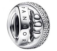 Pandora Pandora Signature Logo Pavé & Beads Charm 792317C01