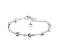 Pandora Passions Celestial Stars sterling silver bracelet with clear cubic zirconia, 20