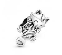 Pandora Passions Kitten and yarn ball sterling silver charm