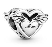Pandora Passions Mum heart with wings sterling silver charm