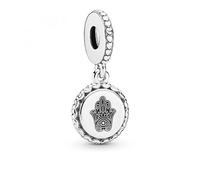 Pandora Pendant Charm HAMSA HAND 792018_E010 Woman Silver