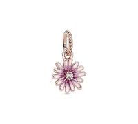 Pandora Wavy Fancy Pink Murano Glass Charm 798872C00