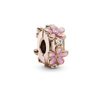 Pandora Pink Daisy Spacer Clip Charm 788809C01