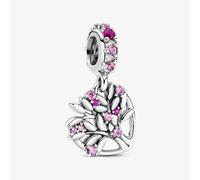 PANDORA Pink Heart Family Tree Dangle Charm 799153C01