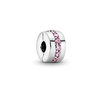 Pandora Pink Sparkling Row Clip Charm 791972PCZ