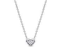 Pandora Radiant Heart & Floating Stone Necklace