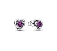 Pandora Radiant Heart & Floating Stone Stud Earrings, No Box