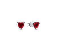 Pandora Red Heart Stud Earrings 292549C01