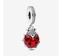 PANDORA Red Ladybird Dangle Charm 792571C01