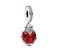 PANDORA Red Ladybug Dangle charm