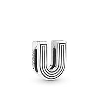 PANDORA REFLEXIONS Letter Initial Clip 925 Sterling Silver Charm