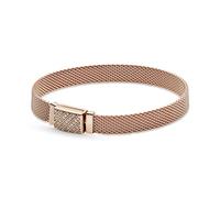 Pandora Icons Multi snake chain sterling silver bracelet, 18