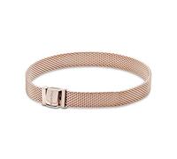 Pandora Reflexions Mesh 14k rose gold-plated bracelet, 16