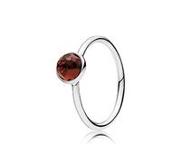 Pandora Ring 191012GR-54 Woman Silver Garnet