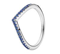 Pandora Rings Blue Shimmering Wish Ring 196316C02