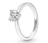Pandora Rings Bright Heart Solitaire Ring 191165C01