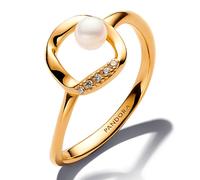 Pandora Rings Circle Ring in Organic Pavé Shape 163831C01