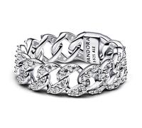 Pandora Rings Cuban Chain Ring in Pavé 193557C01