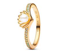 Pandora Rings Disney Princess Ariel Pearl Shell Ring 163654C01
