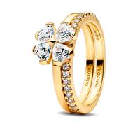 Pandora Rings Divisible Ring Lucky Clover Brilliant 164507C01