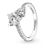 Pandora Rings Double Shiny Heart Ring 191198C01
