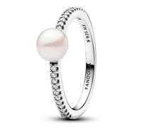 Pandora Rings Freshwater Cultured Pearl and Pavé Ring 193158C01