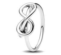 Pandora Silver Infinity Knot Ring - 52
