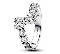 Pandora Essence Sterling silver with white treated freshwater cultured pearl collection, 45